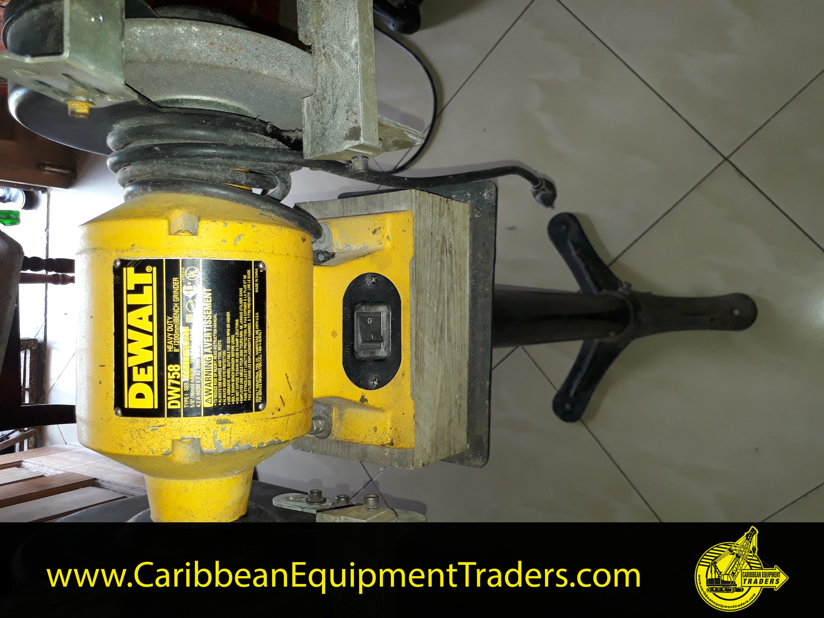 Dewalt bench grinder DW758 | Caribbean Equipment online classifieds for